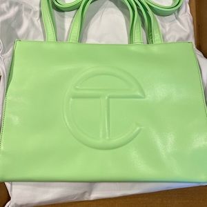 Medium Double Mint Telfar Shopping Bag